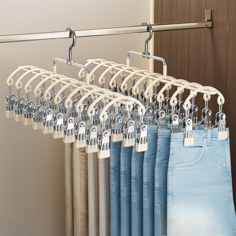 Sock Organizer Tray - Вешалка для брюк с зажимами, нескользящая,